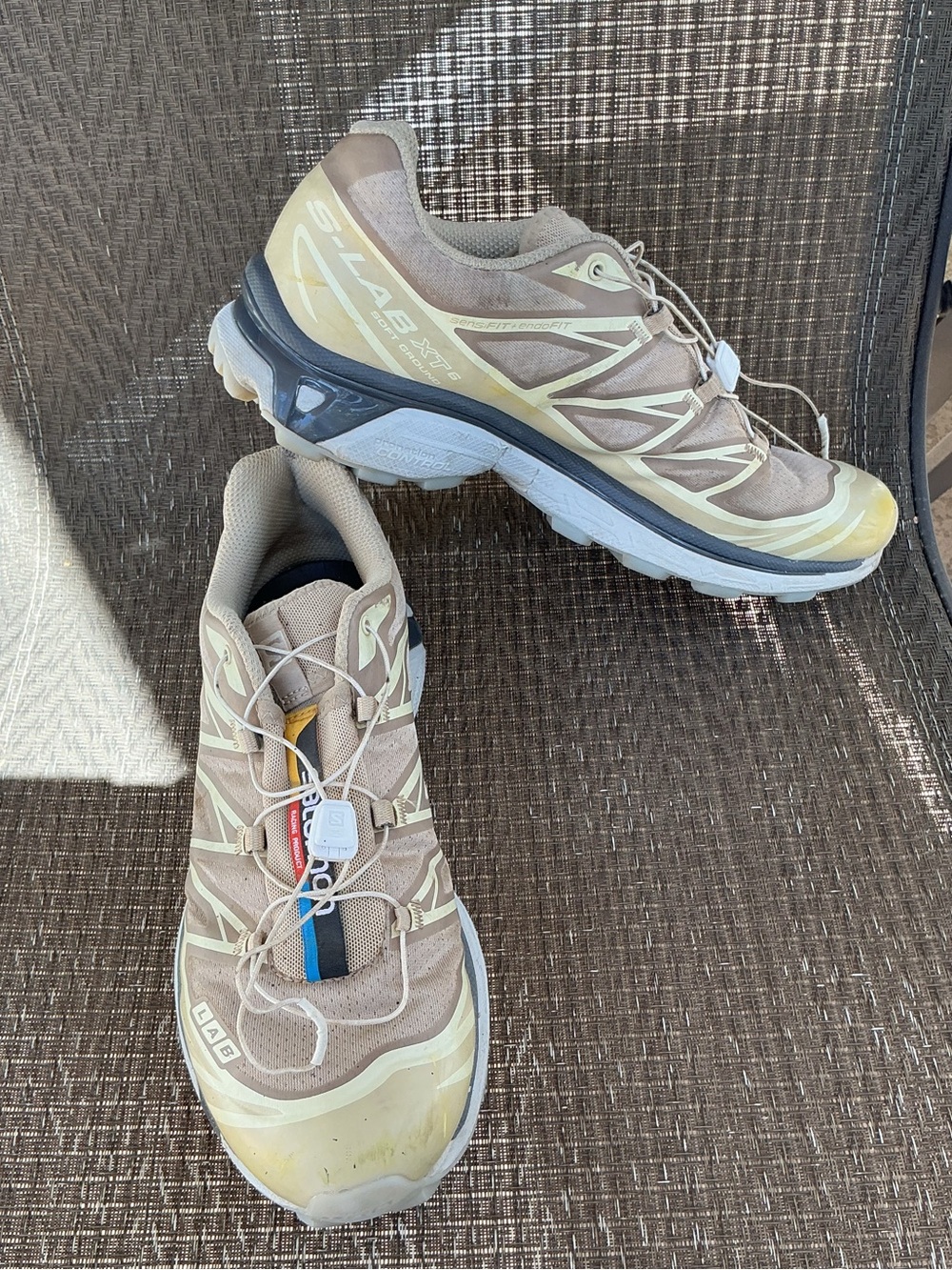 Salomon S/Lab XT Tan/Beige Men's Trail Sneakers
